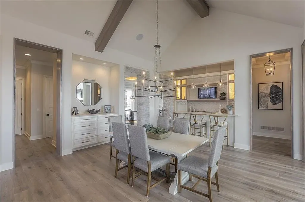 Dining is sleek, minimal, good lighting. Love the look—but still, that price?