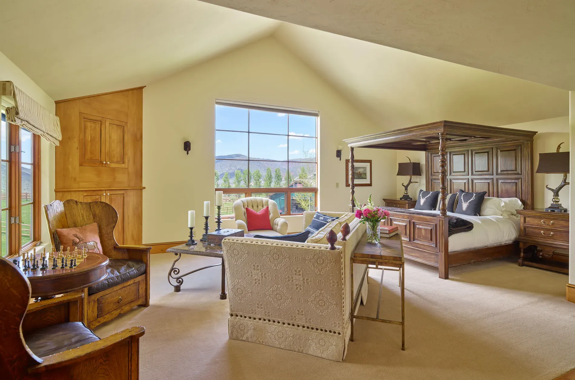 Grand four-poster moment. I mean, it’s cool, maybe a touch formal?