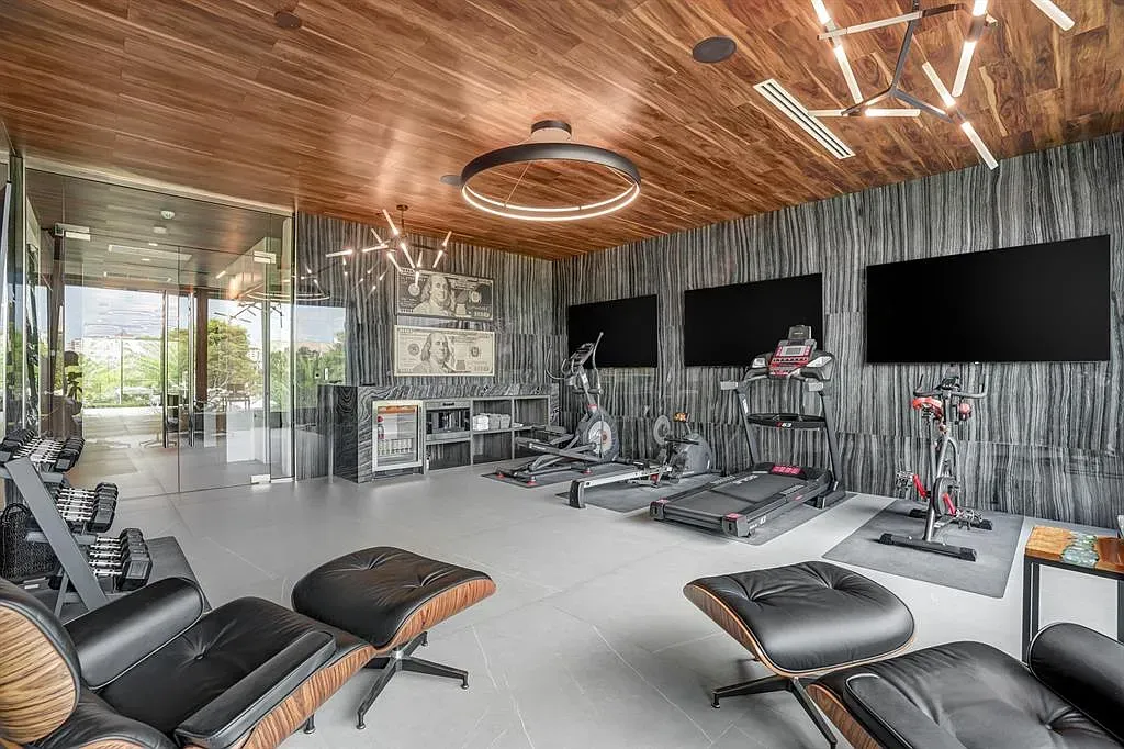 Gym with wall-to-wall windows. Hard to skip cardio when the scenery flexes.