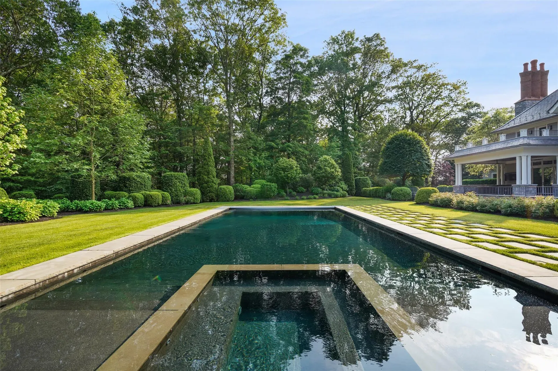 And the pool—mirror flat and serious. Anyone else want night swims?