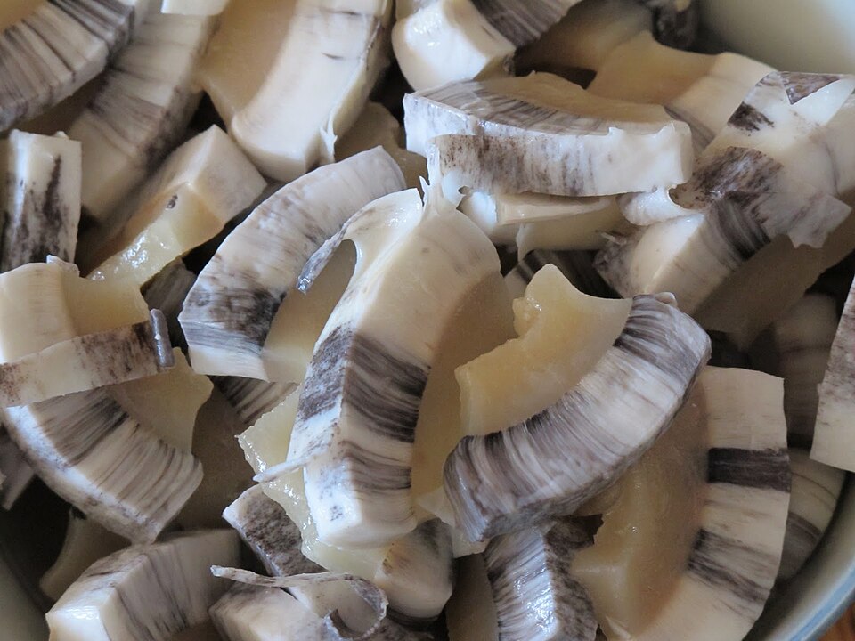 a disgusting recipe with rotten whale blubber
