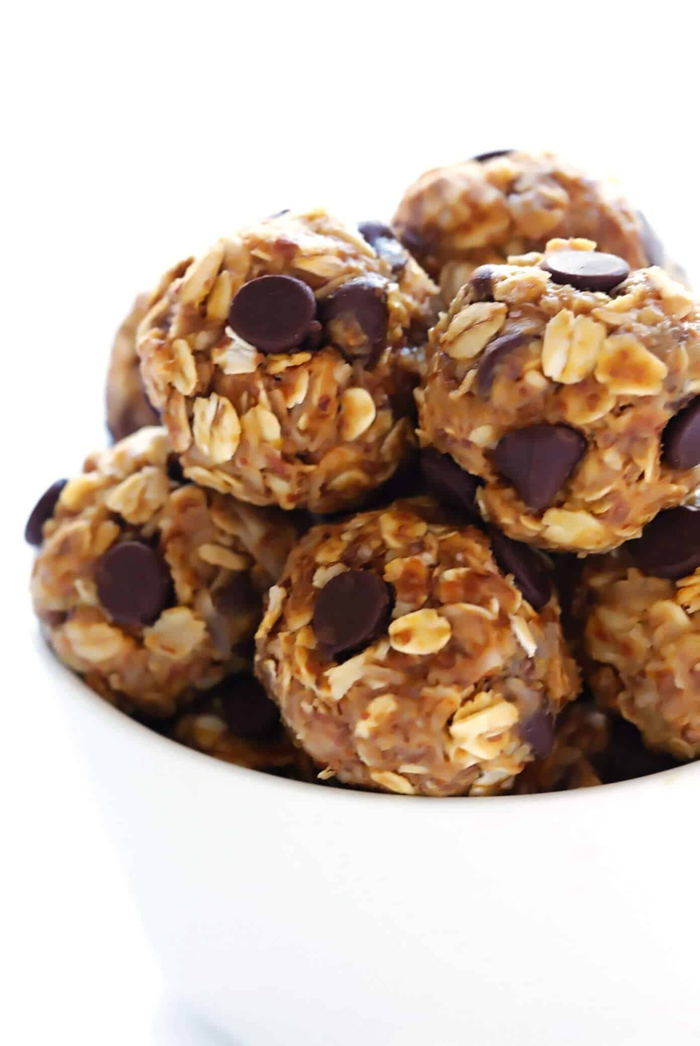 a delicious food with energy bites