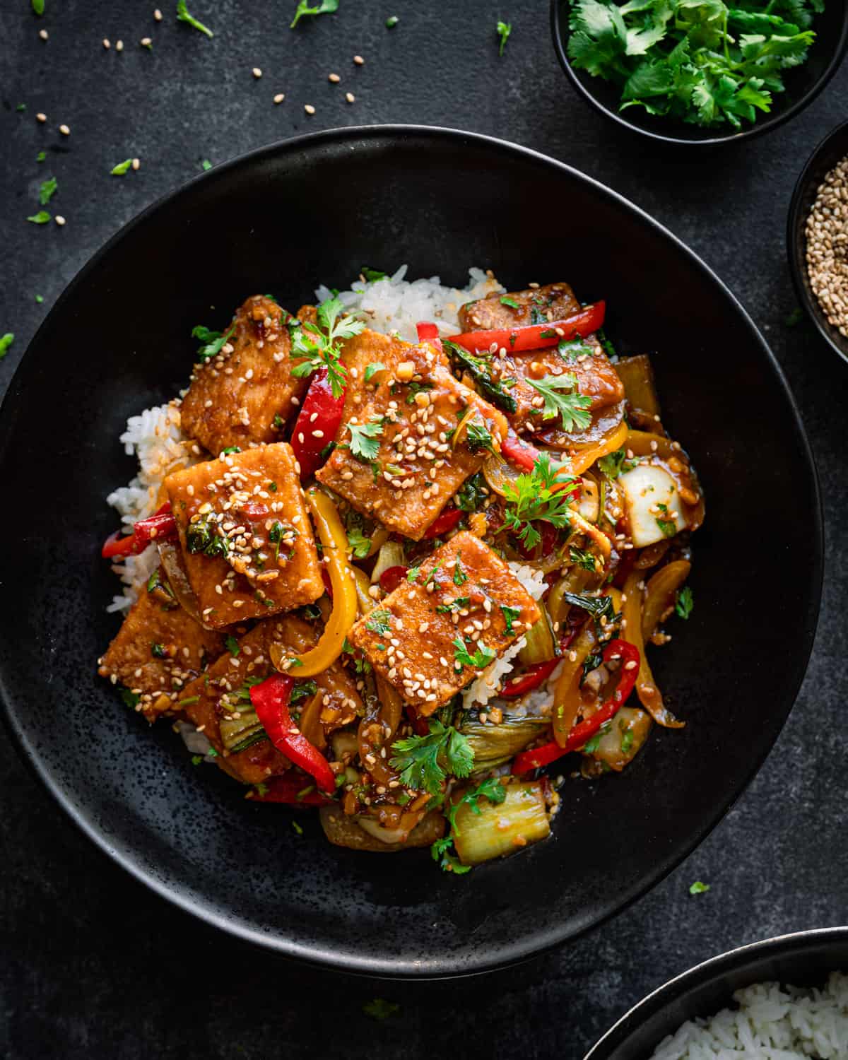 an authentic stir-fry with stinky tofu