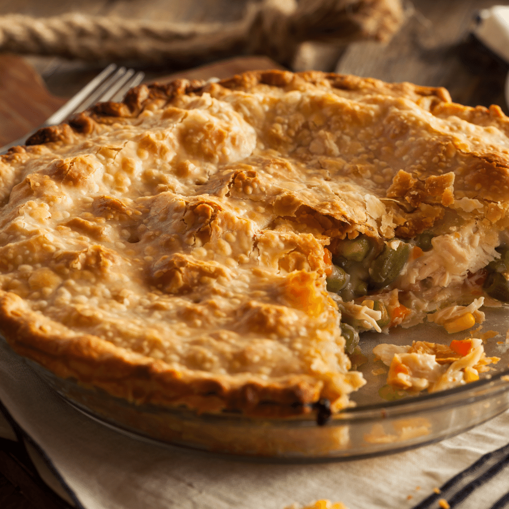 What dessert to serve with chicken pot pie