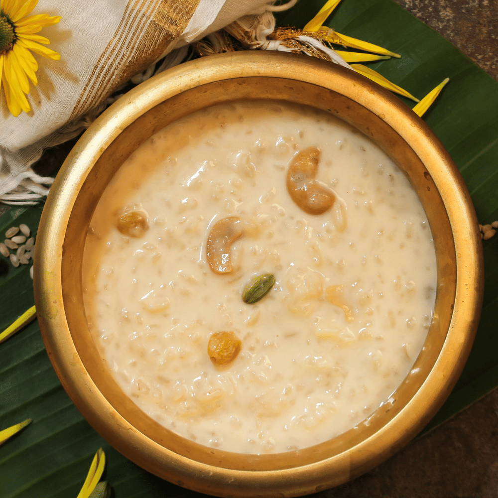 Indian rice pudding (kheer)
