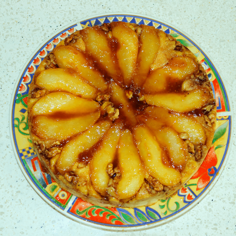 Caramel Pear Pie