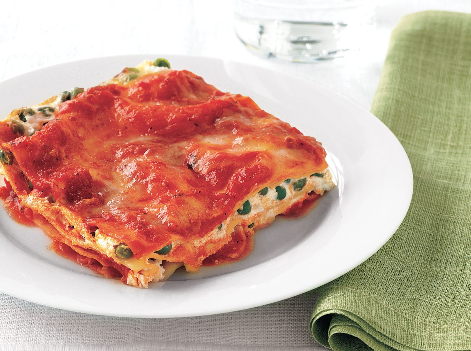 pea lasagna