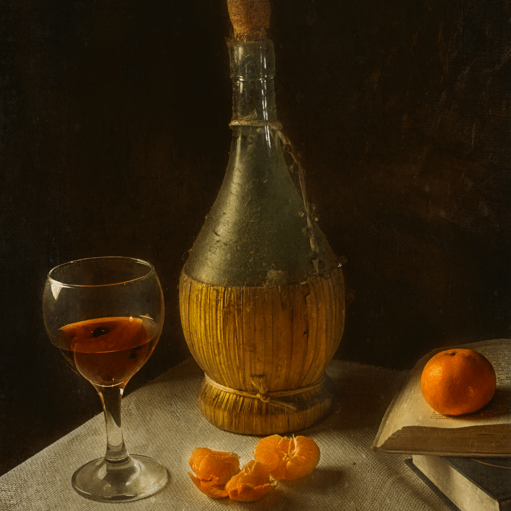 A fruity wine