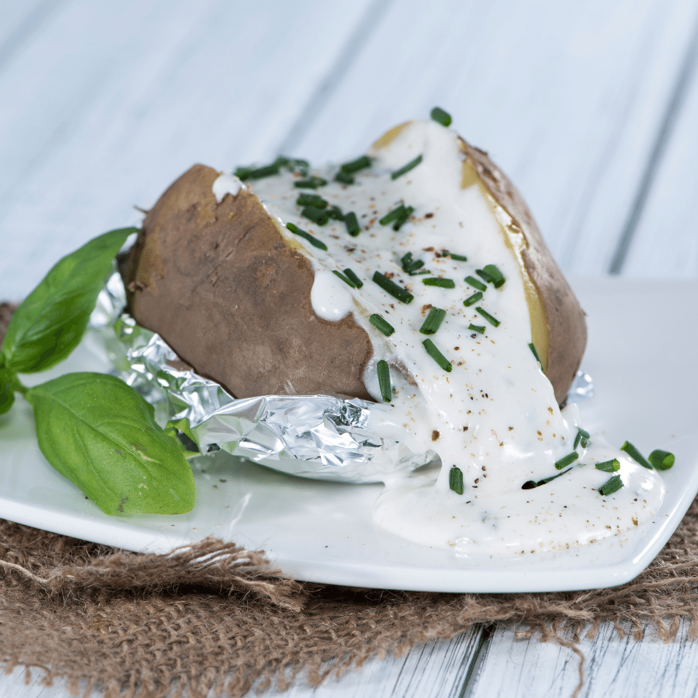 Baked potatoes