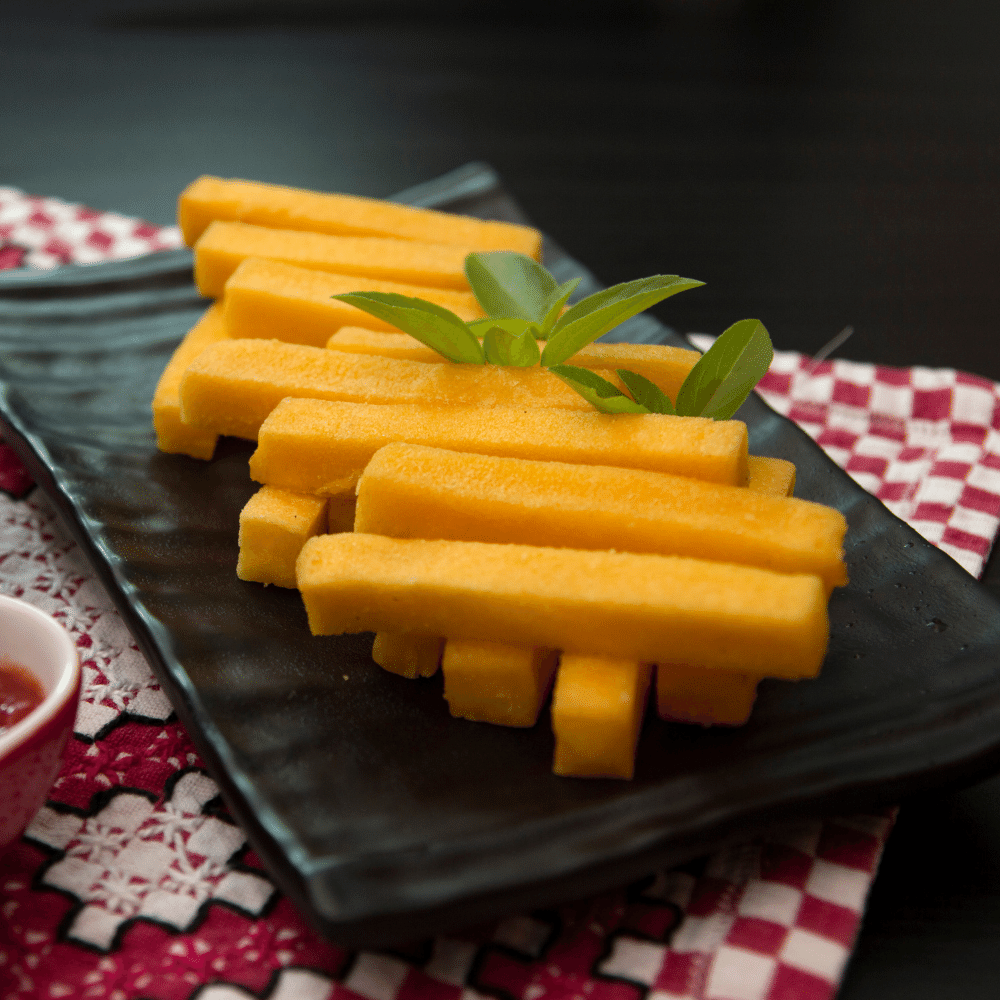 Fried polenta