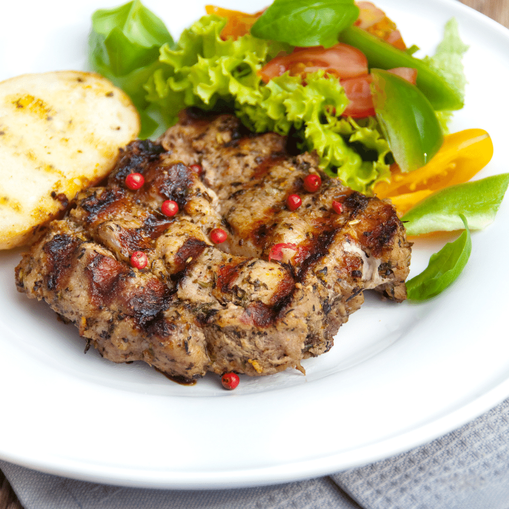 Grilled steak