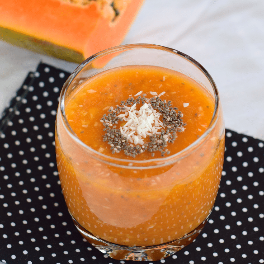 How to Make A Papaya Smoothie