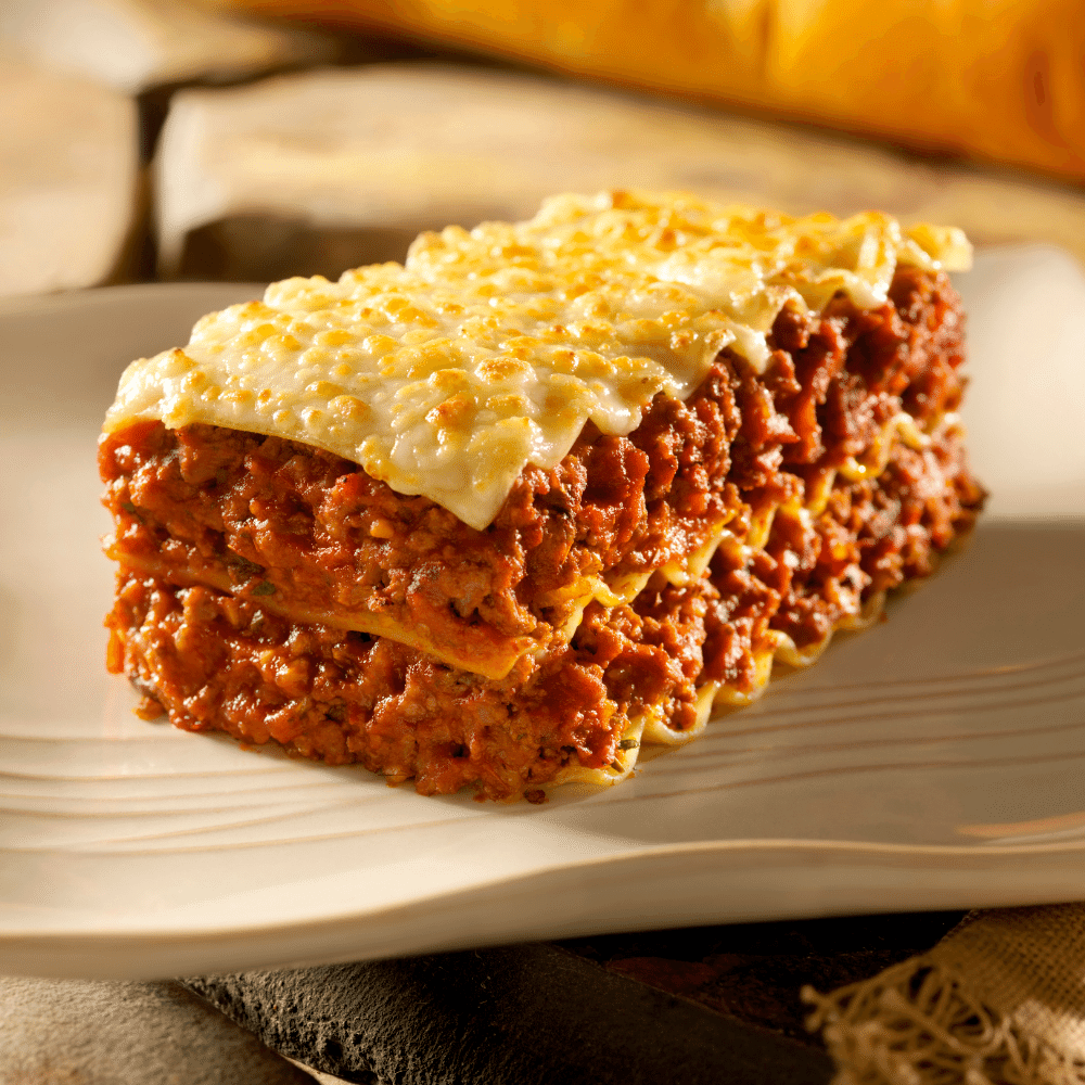 Meat-lovers lasagna