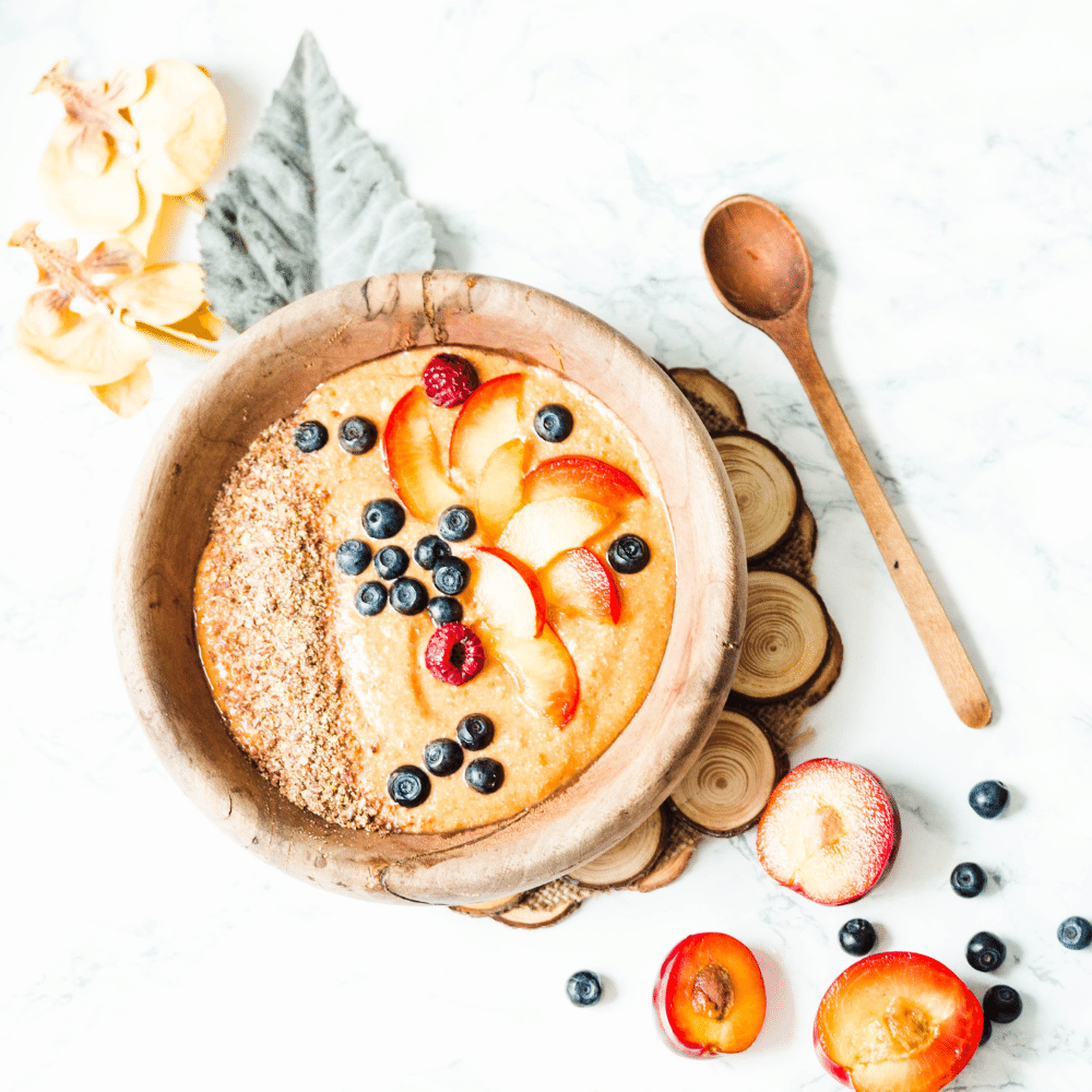 Oatmeal peach
