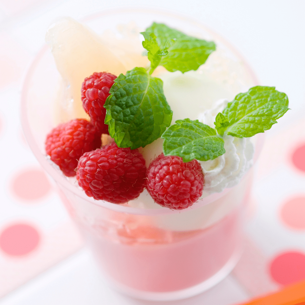 Raspberry mousse
