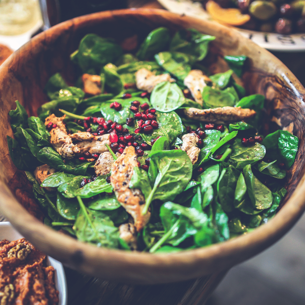 Spinach salad