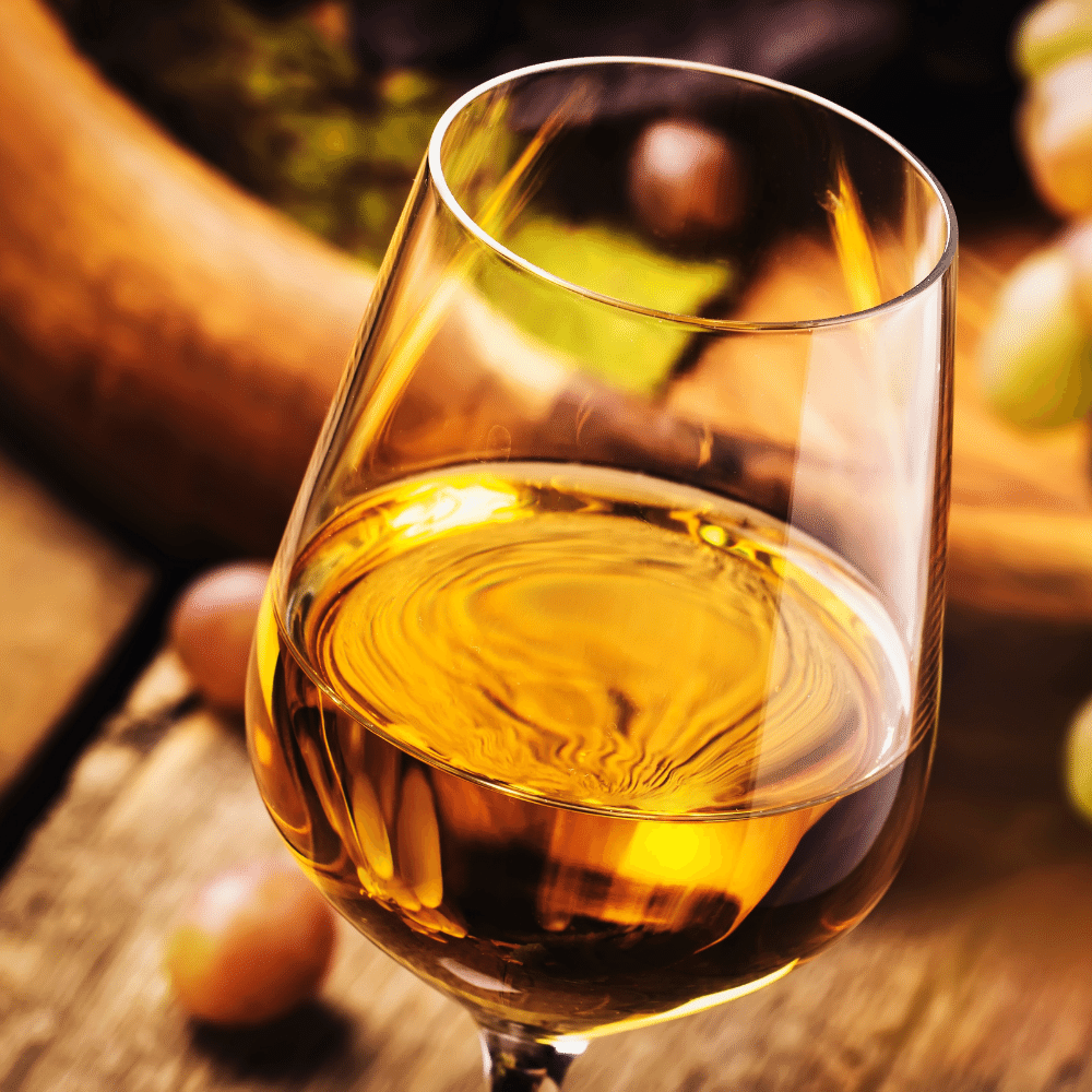 Dry white wine