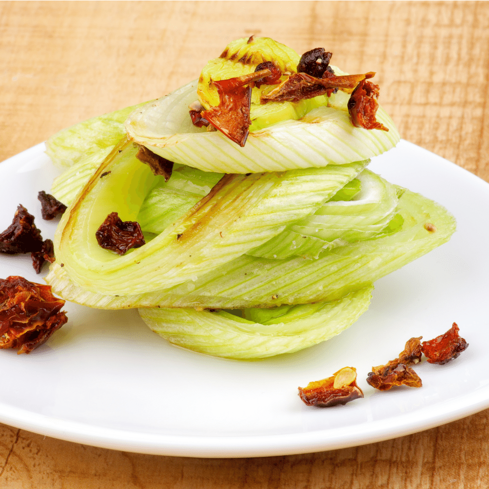 Roasted leeks
