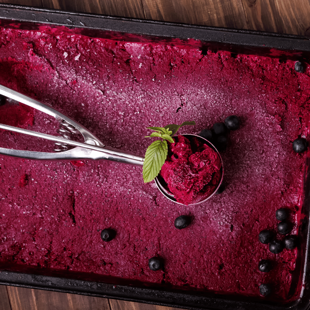 blueberry icing