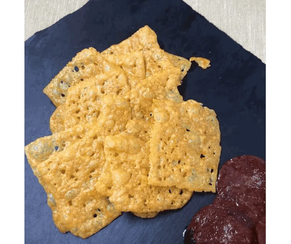 Air Fryer Cheese Chips
