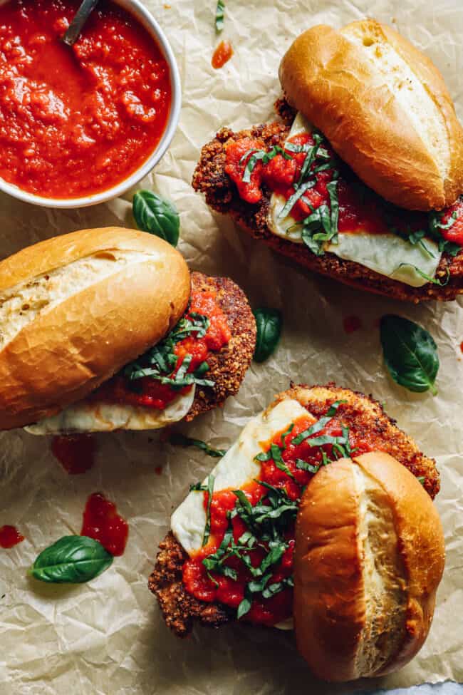 Chicken Parmesan Sandwich