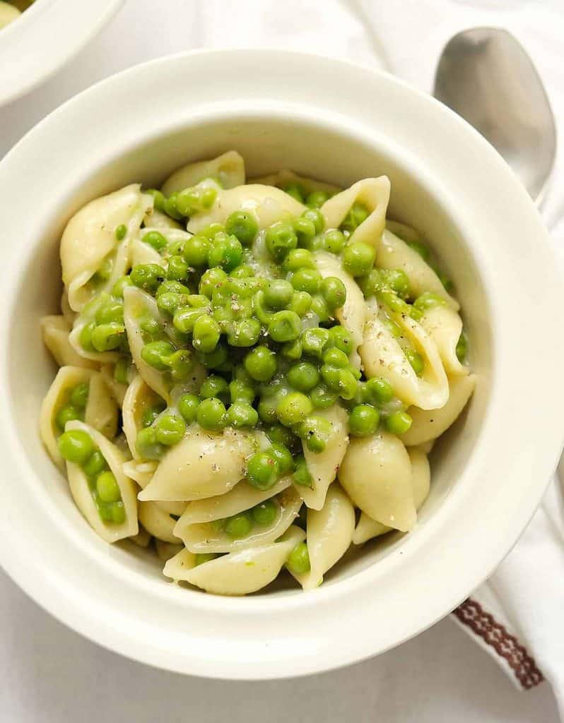 Italian Pasta with Peas