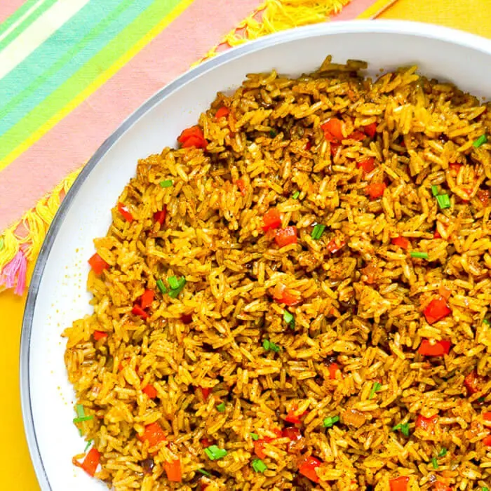 Spicy Turmeric Rice