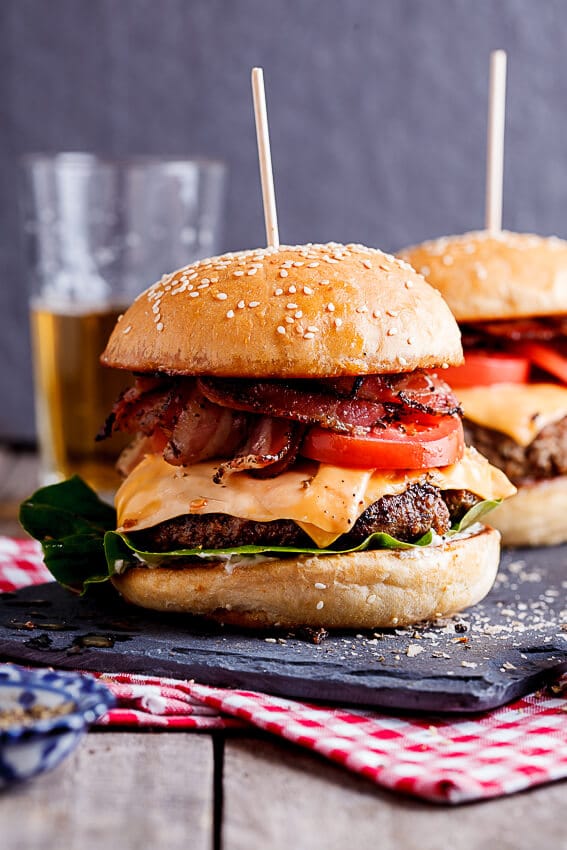 Burger with Bacon