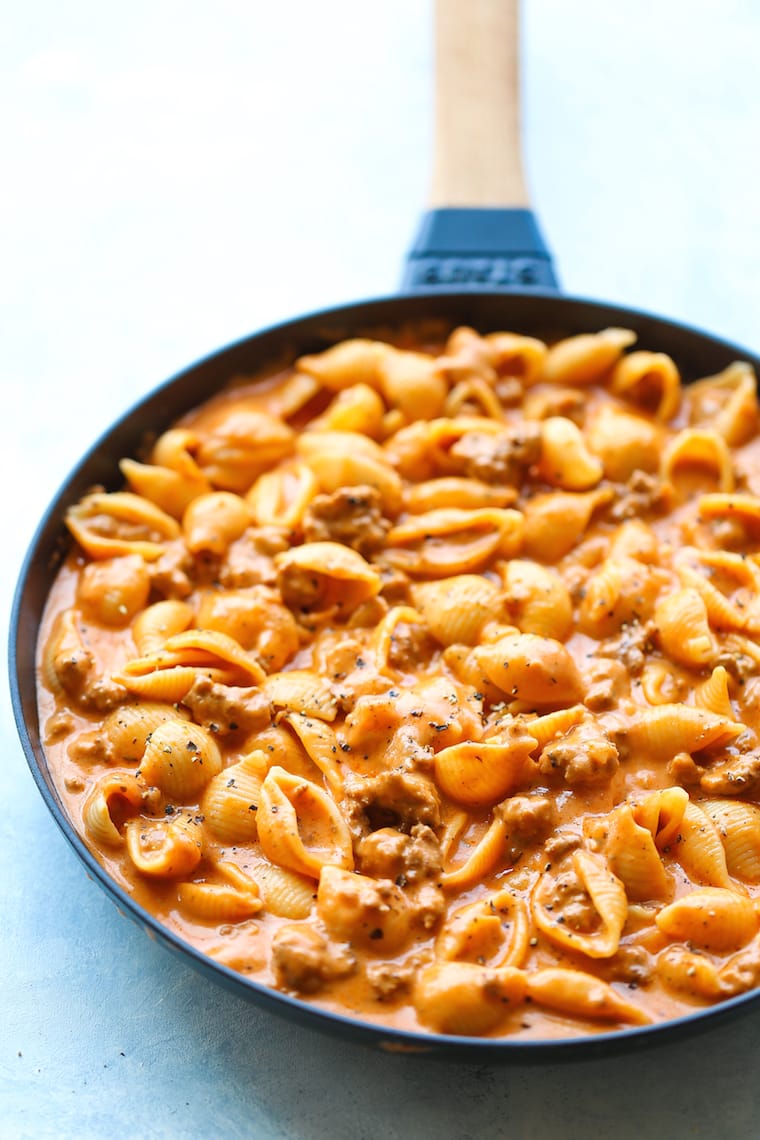 Creamy Beef and Shells Casserole