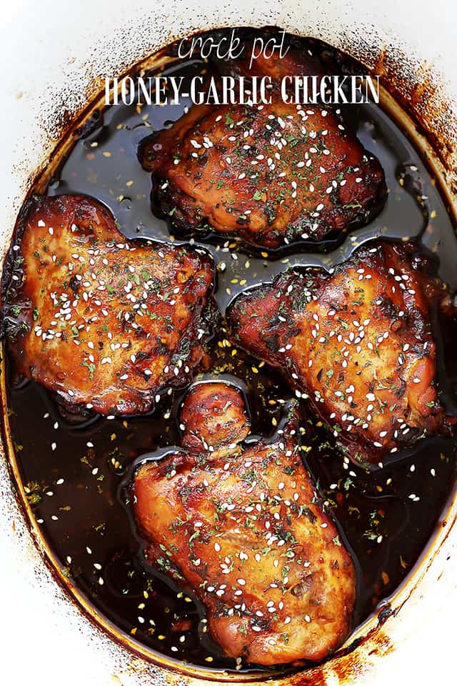 Crockpot Honey Garlic Chicken