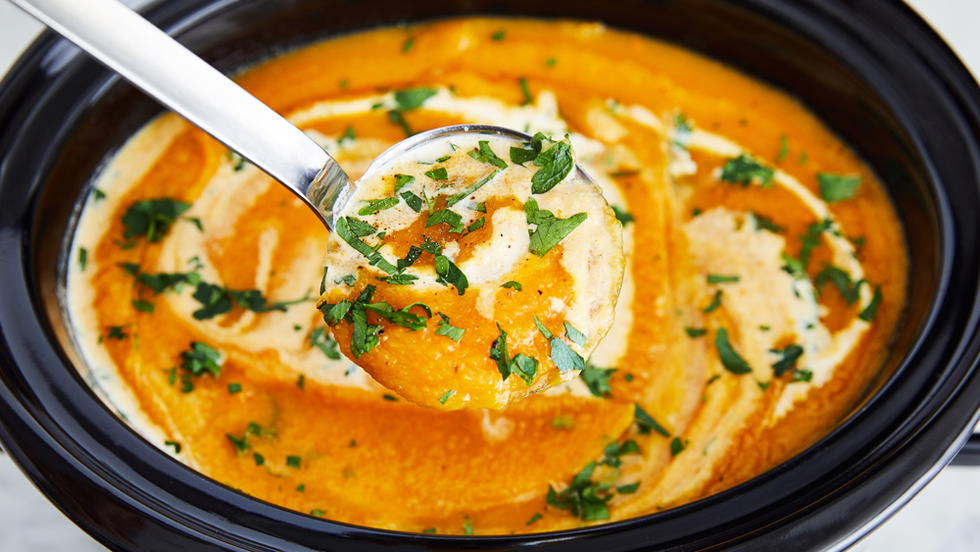 Slow Cooker Butternut Squash Soup