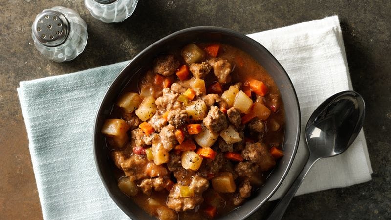 Slow-Cooker Hamburger Hash from Betty Crocker