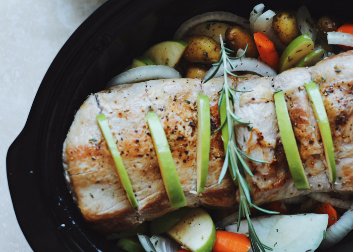 Slow Cooker Pork with Apples