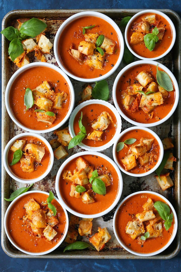 Slow Cooker Tomato Basil Soup