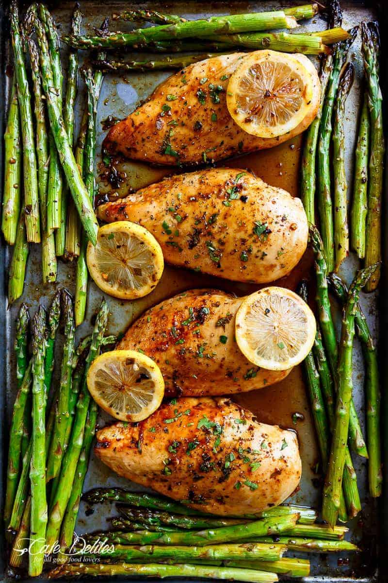 A Chicken And Asparagus Dish