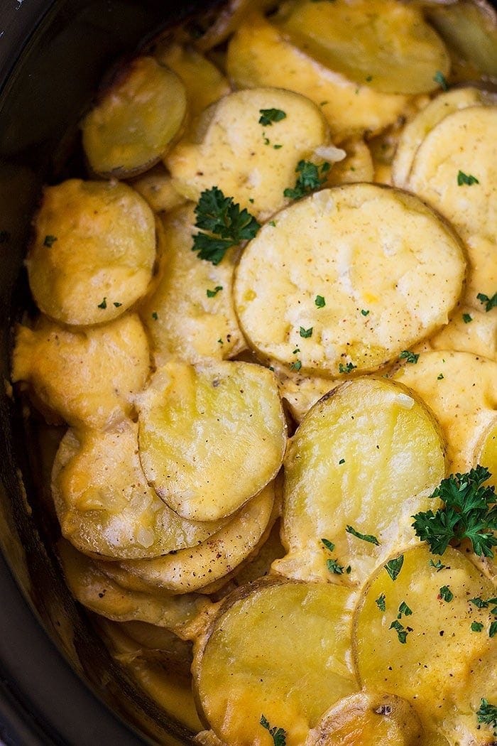 Crock Pot Potato Au Gratin