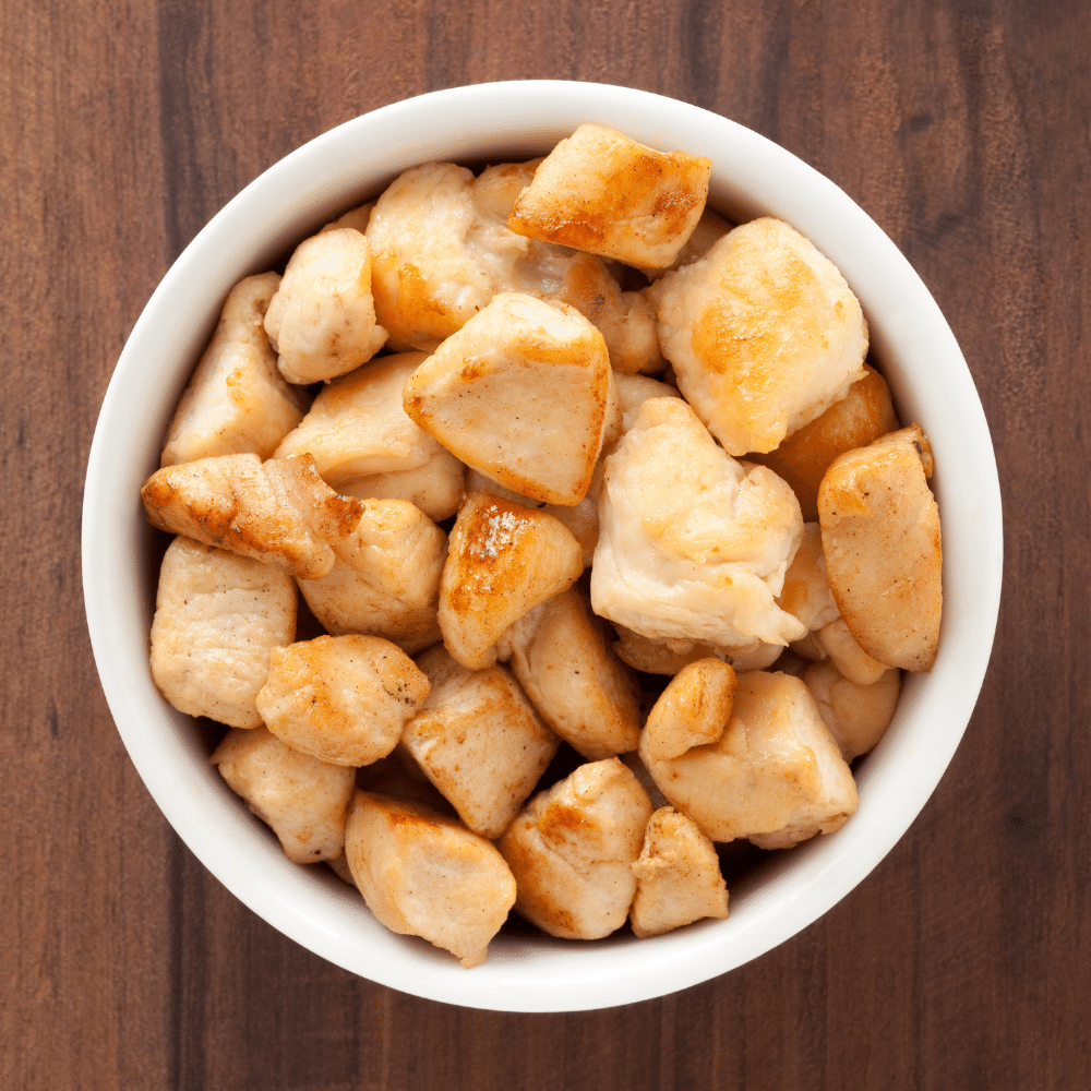 diced cooked chicken