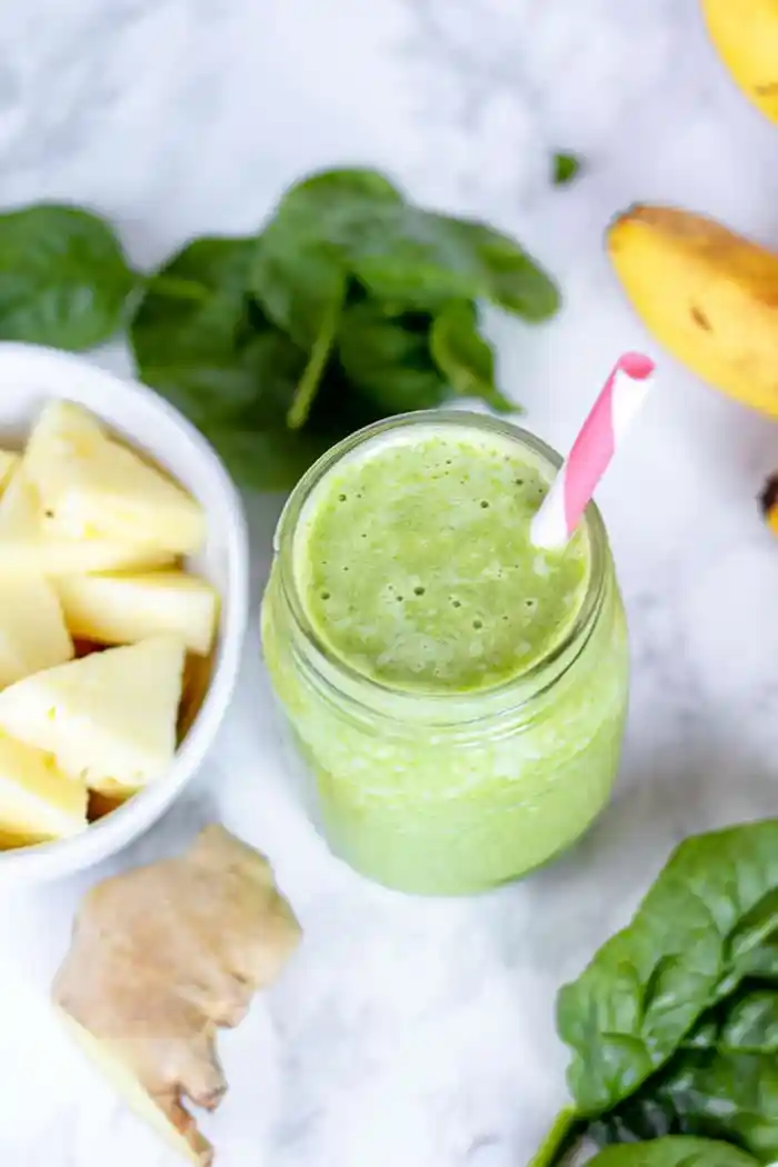 Pineapple Ginger Green Smoothie
