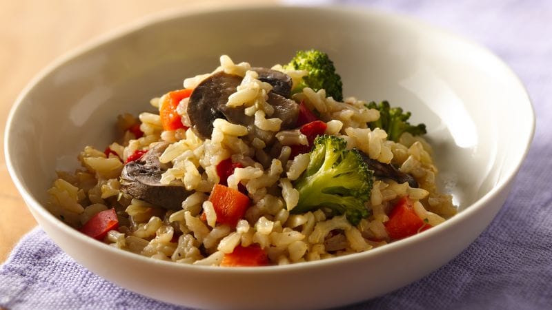 Slow-Cooker Confetti Brown Rice