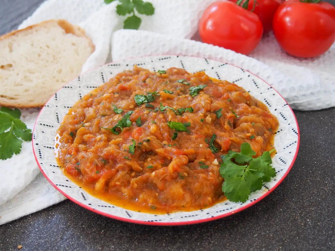 Zaalouk (Moroccan Eggplant Salad)