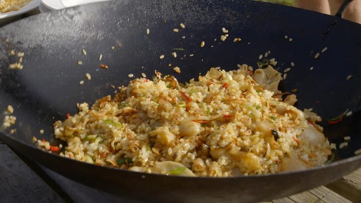 Abalone Egg Fried Rice