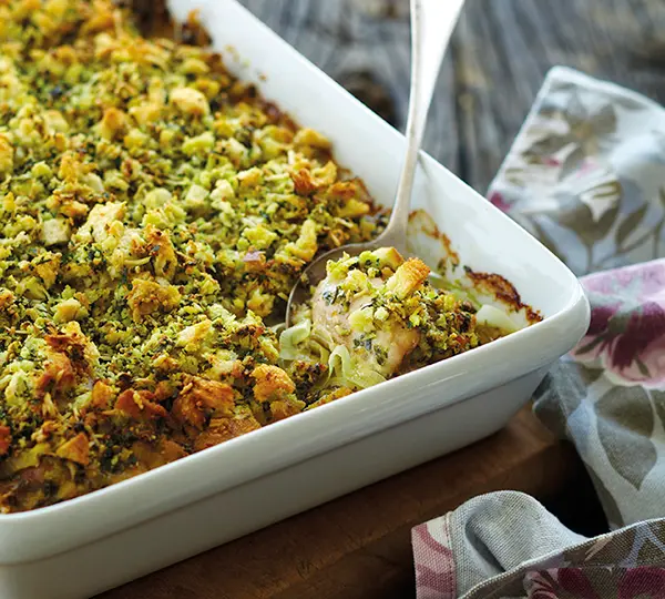 Chicken and Leek Gratin