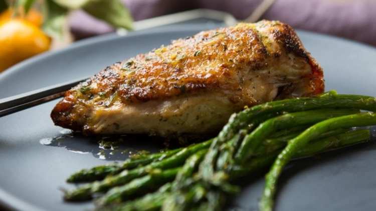 Roasted Chicken with Orange Glaze