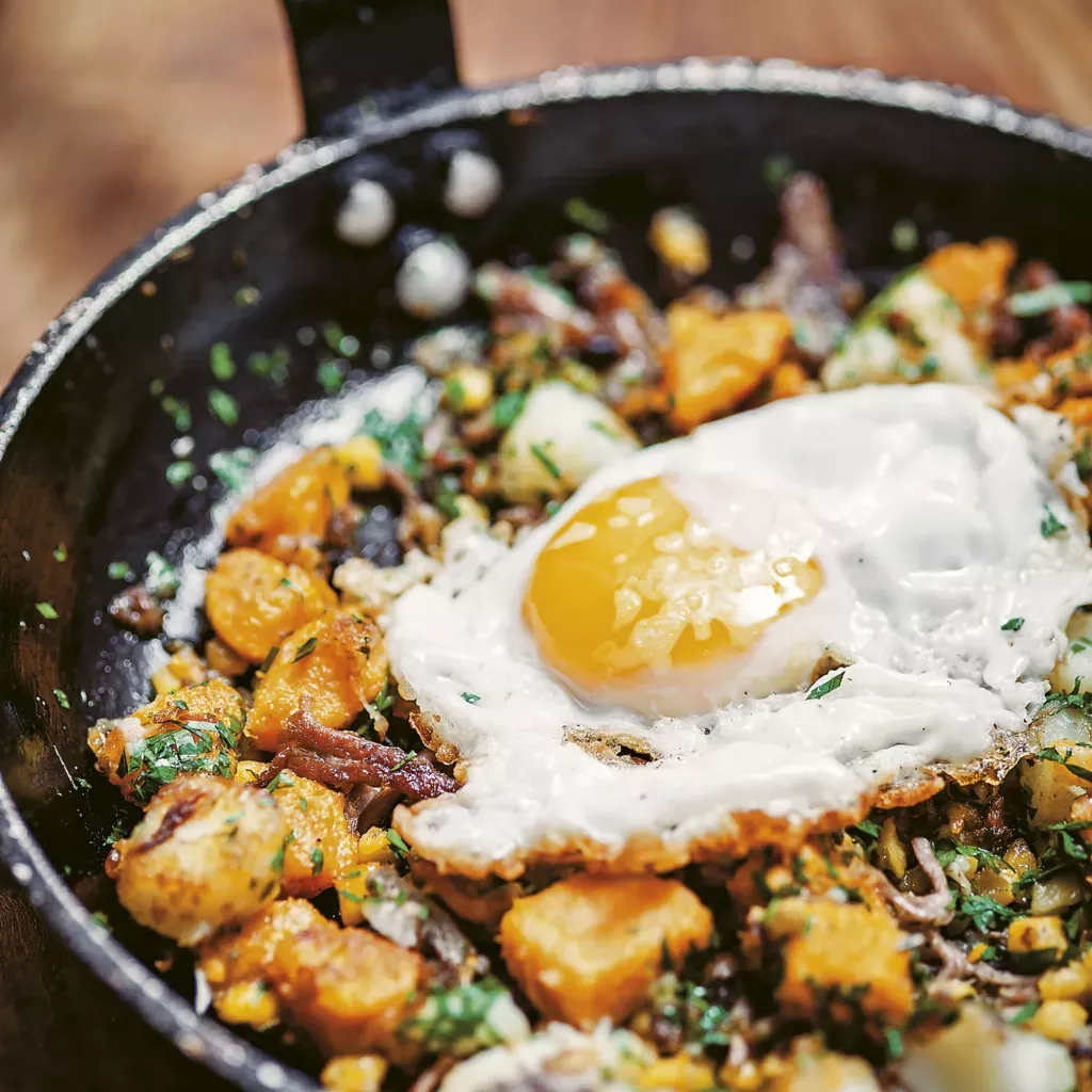 Canned Hominy Hash