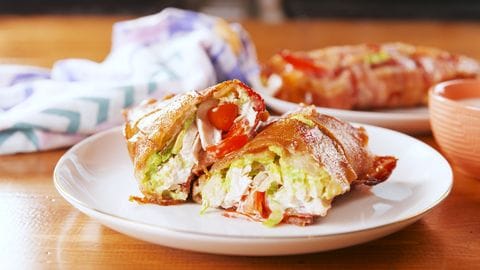 Chicken Bacon Ranch Burritos
