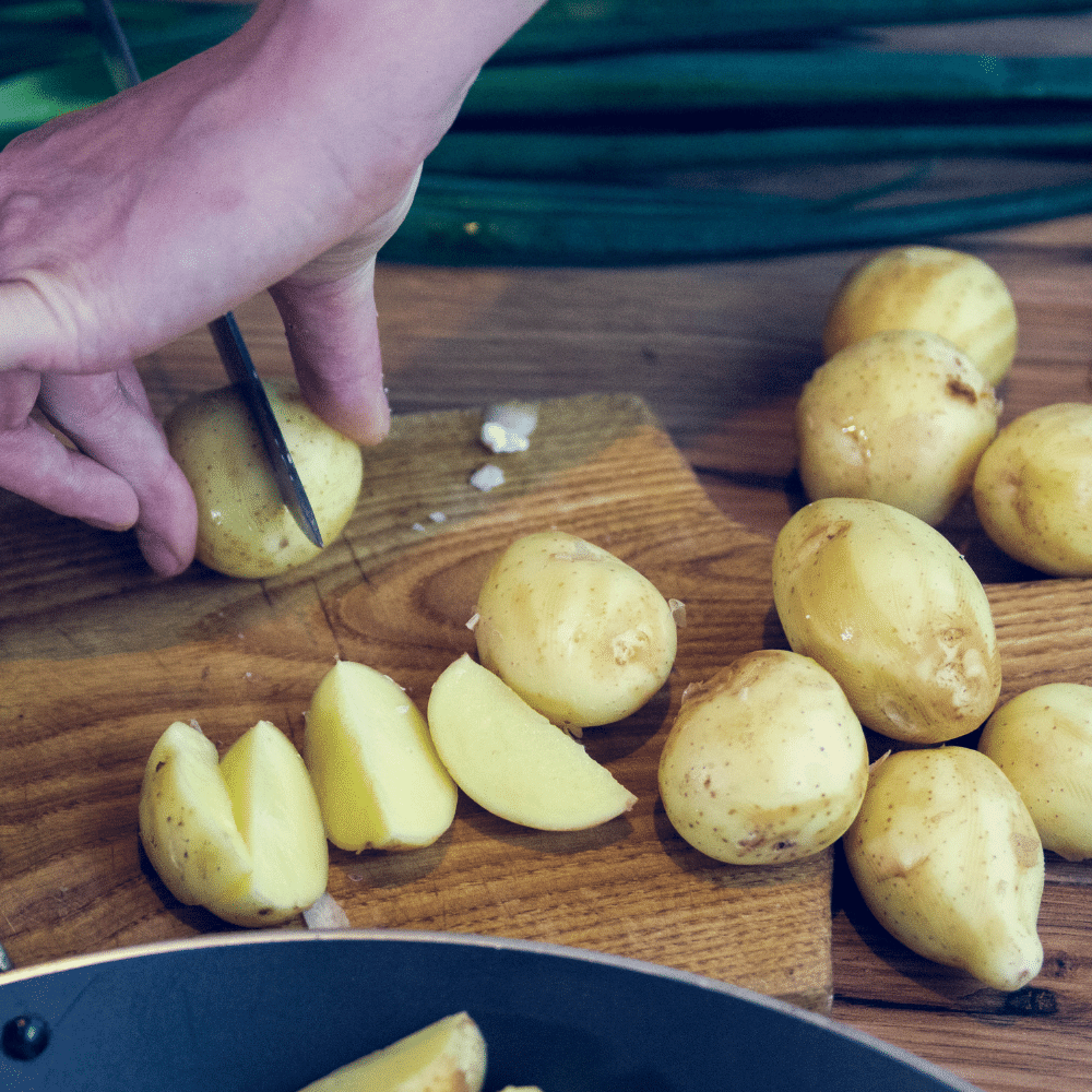Chopped Potatoes