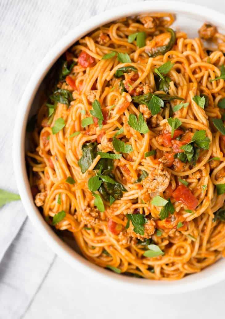 Instant Pot Spaghetti and Meat Sauce
