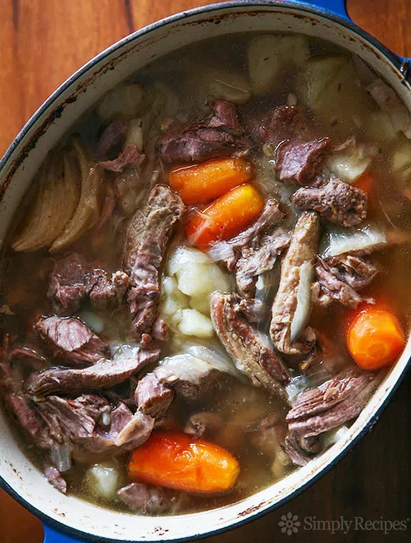 Irish Lamb Stew with Bacon