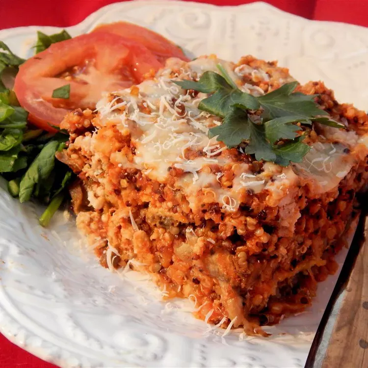 Low-Carb Turkey Quinoa Lasagna