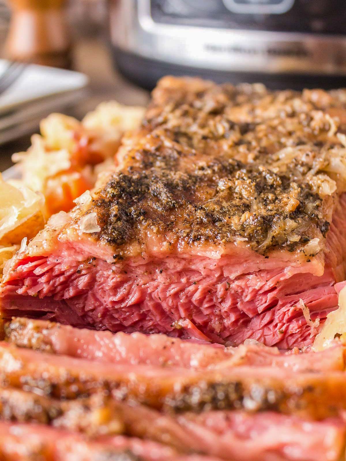 Slow Cooker Corned Beef and Sauerkraut